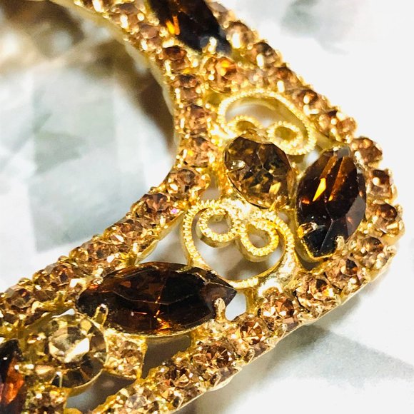 Delizza and Elster Julianna Vtg Rhinestone Belt Buckle main image 3